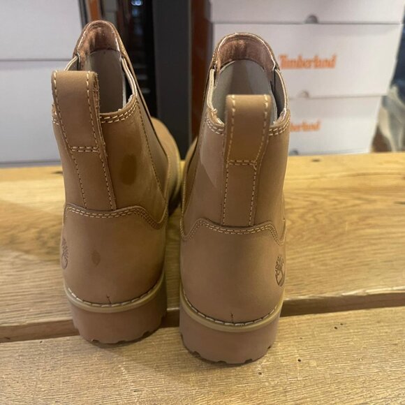 TIMBERLAND WOMEN'S ELLENDALE MID CHELSEA BOOT BROWN NUBUCK W MD  A4418-A3Z - Picture 4 of 8